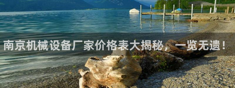 杏盛app下载：南京机械设备厂家价格表大揭秘，一览无遗！