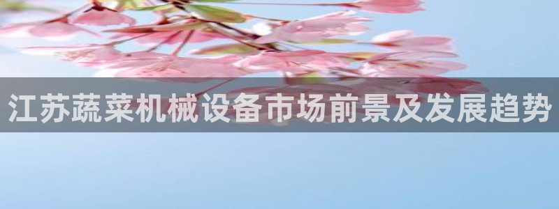 杏盛官方平台：江苏蔬菜机械设备市场前景及发展趋势