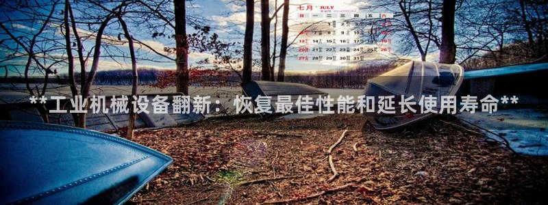 杏盛平台上级：**工业机械设备翻新：恢复最佳性能和延长使用寿命**