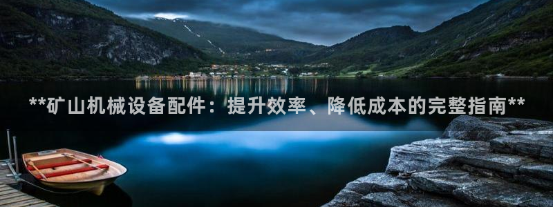 杏盛平台登录：**矿山机械设备配件：提升效率、降低成本的完整指南**
