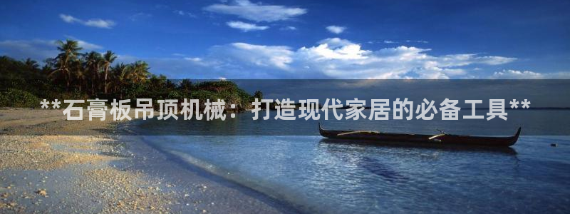 杏盛东24 35 53：**石膏板吊顶机械：打造现代家居的必备工具**