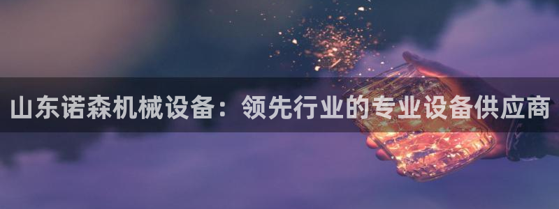 杏盛平台官网注册登录：山东诺森机械设备：领先行业的专业设备供应商