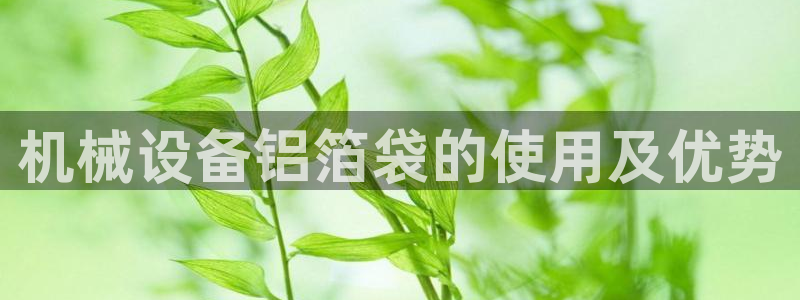杏盛app下载：机械设备铝箔袋的使用及优势