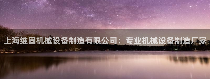 杏盛官方平台：上海维固机械设备制造有限公司：专业机械设备制造厂家