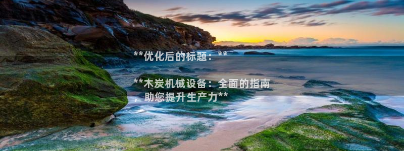 杏盛注册登录：**优化后的标题：**

**木炭机械设备：全面的指南
，助您提升