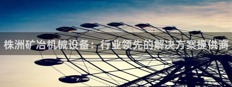 杏盛平台注册登录：株洲矿冶机械设备：行业
