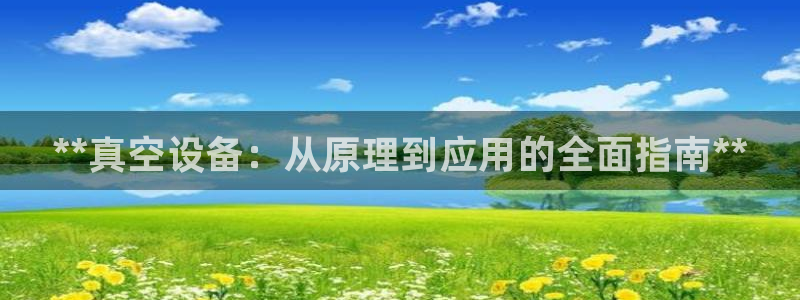 杏盛平台官网注册登录：**真空设备：从原理到应用的全面指南**