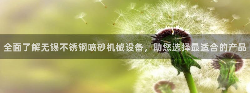 杏盛平台开户：全面了解无锡不锈钢喷砂机械设备，助您选择最适合的产品
