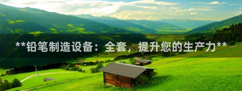 杏盛官网登录：**铅笔制造设备：全套，提升您的生产力**